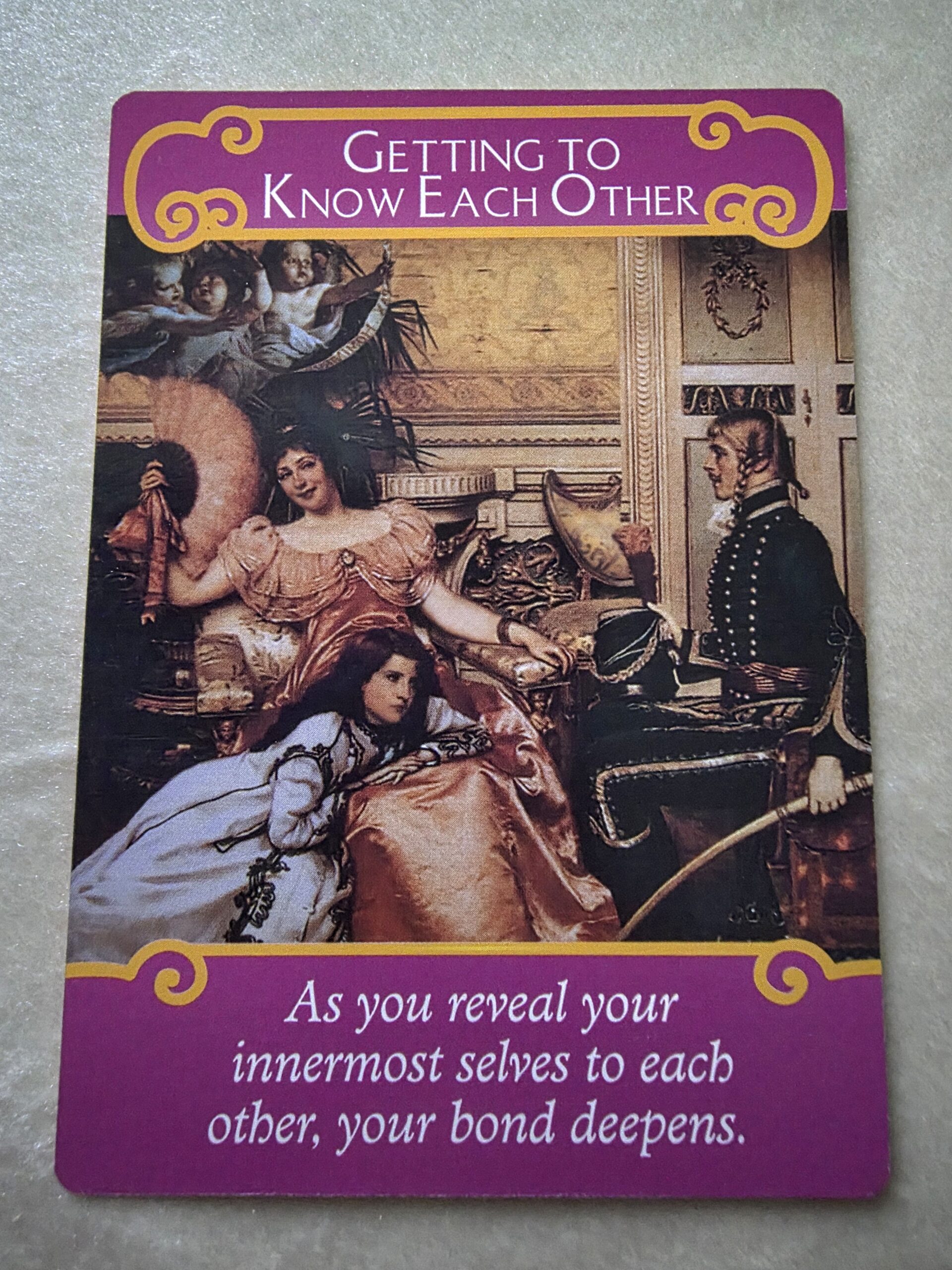 ロマンスエンジェルオラクルカード カードデザイン