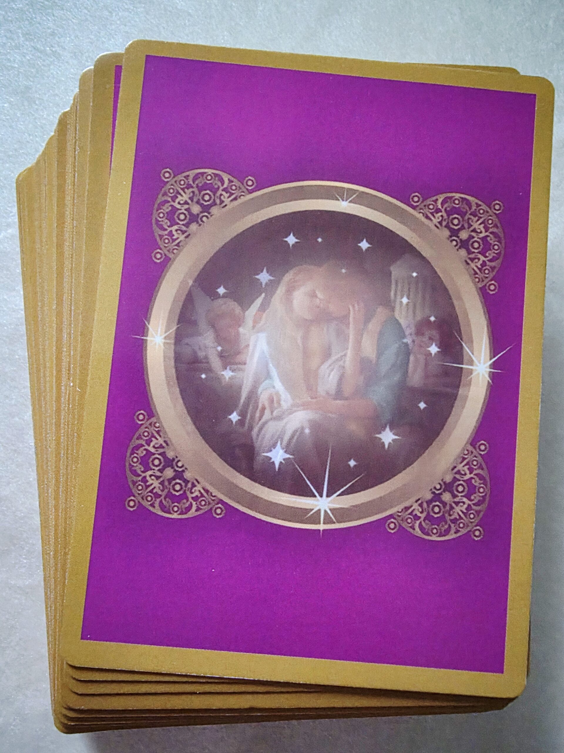 ロマンスエンジェルオラクルカード 背面図