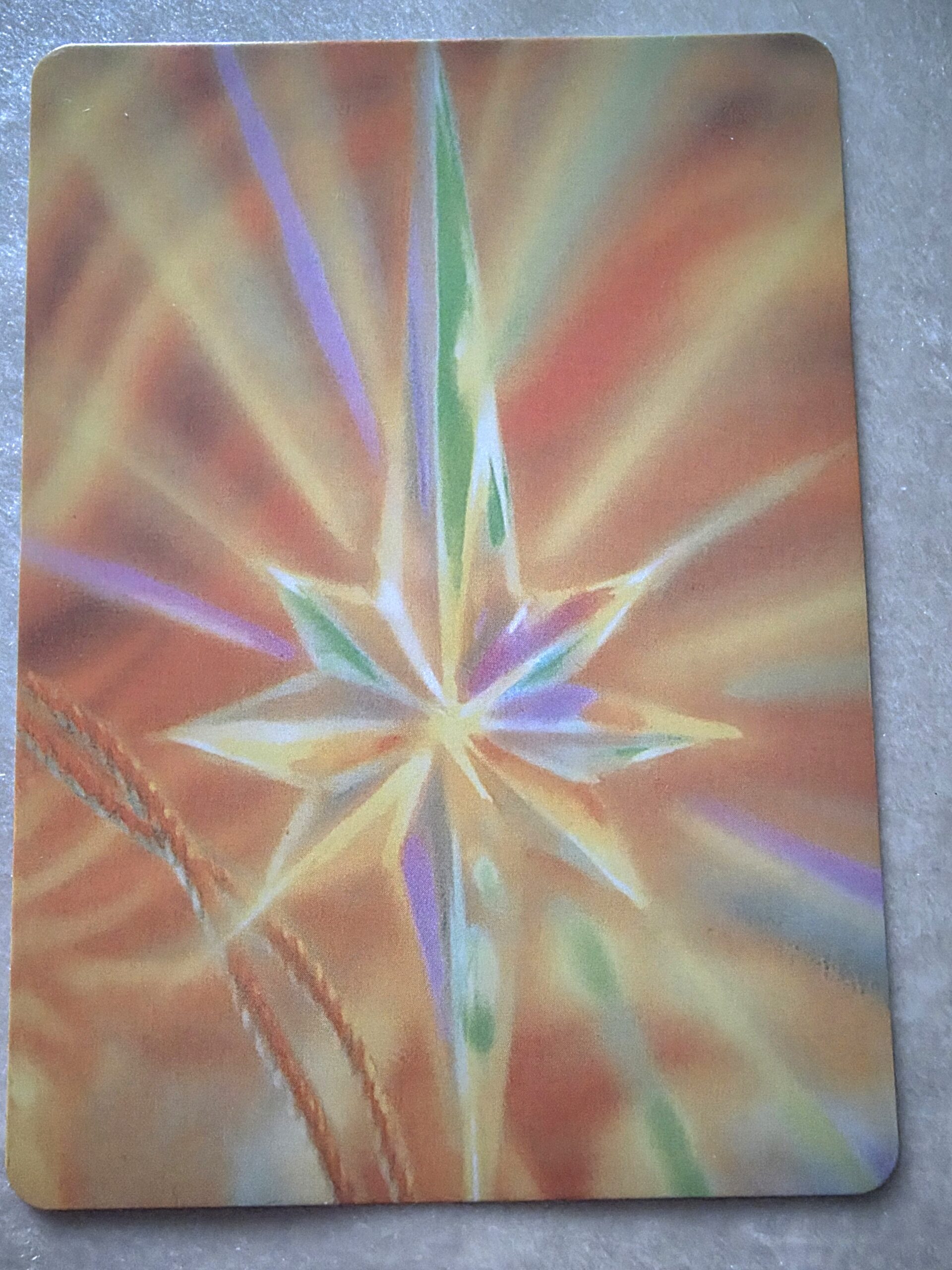 エンジェルオブアバンダンスオラクルカード背面図