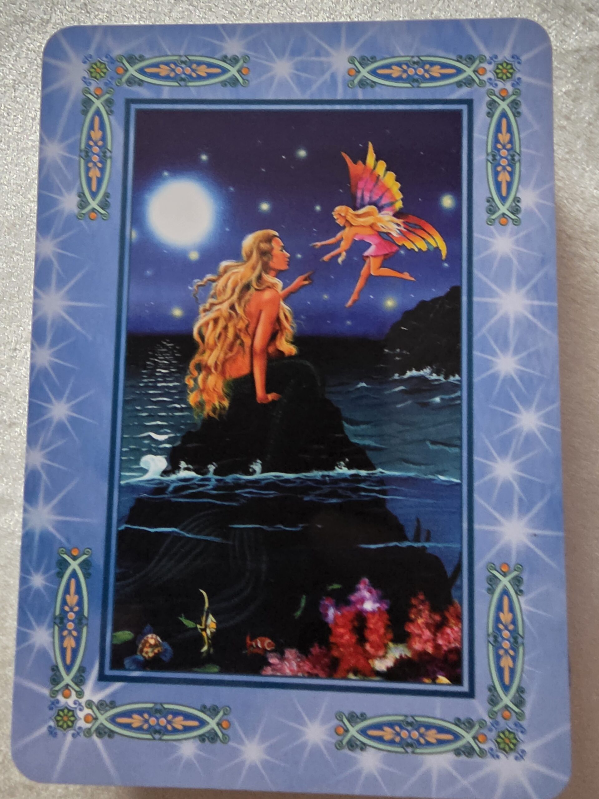 マーメイド&ドルフィンオラクルカード 背面図