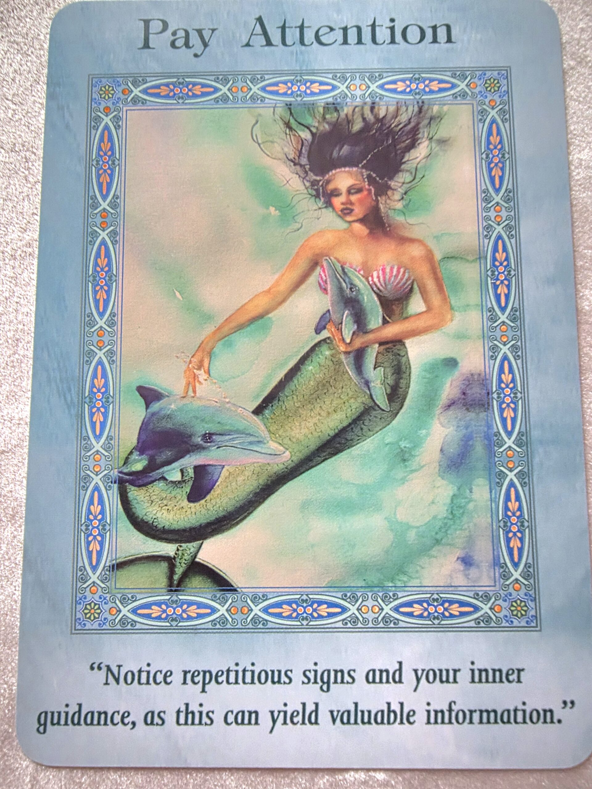 マーメイド&ドルフィンオラクルカード カードデザイン